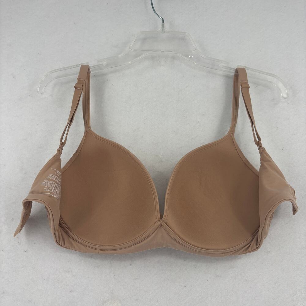 Body By Victoria's Secret No Wire Bra Size 32DDD Beige Comfort Floral Lace - Picture 6 of 7